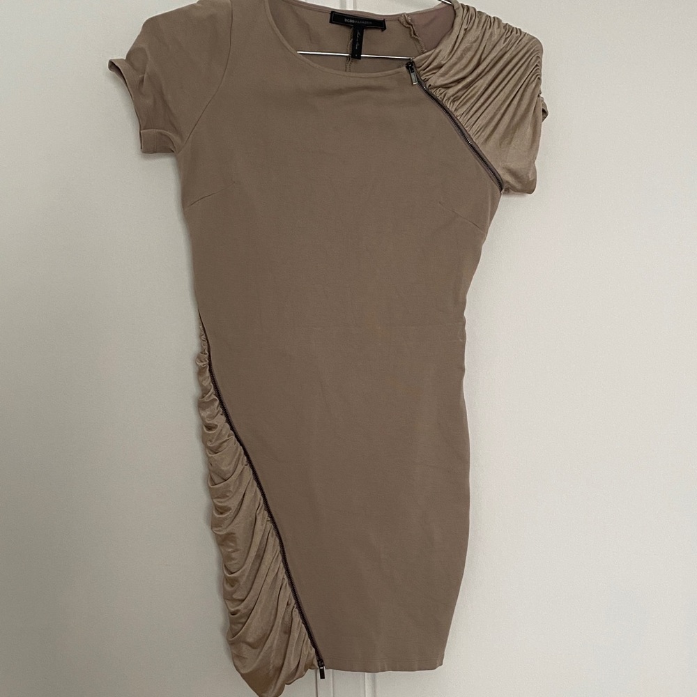 BCBGMaxAzria Tan Dress